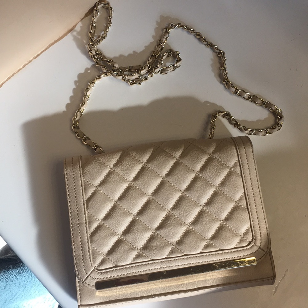 Cream and Gold purse from Target